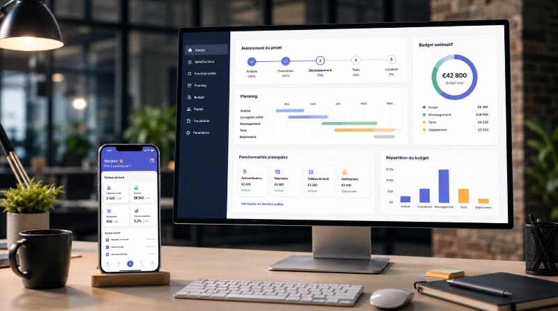 Prix développement application mobile sur-mesure, méthode Sokeo